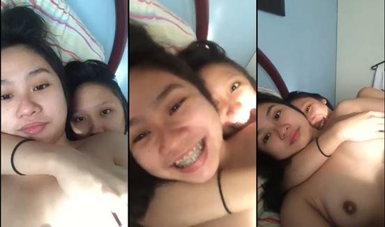 Bokep bocil lesbian saling remasin payudara